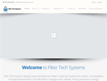 Tablet Screenshot of filtertechsystems.com